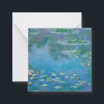 Claude Monet - Water Lilies 1906 Mitteilungskarte<br><div class="desc">Water Lilies (Nympheas) - Claude Monet,  Oil on Leinwand,  1906</div>