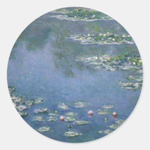 Claude Monet - Water Lilies - 1906 Ryerson Runder Aufkleber
