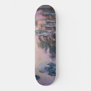 Claude Monet Water Lilies, 1907 GalleryHD Fine Art Skateboard