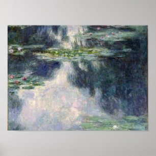 Claude Monet - Water Lilies, 1907 Poster