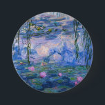 Claude Monet - Water Lilies, 1916 Button<br><div class="desc">Claude Monet - Water Lilies,  1916</div>