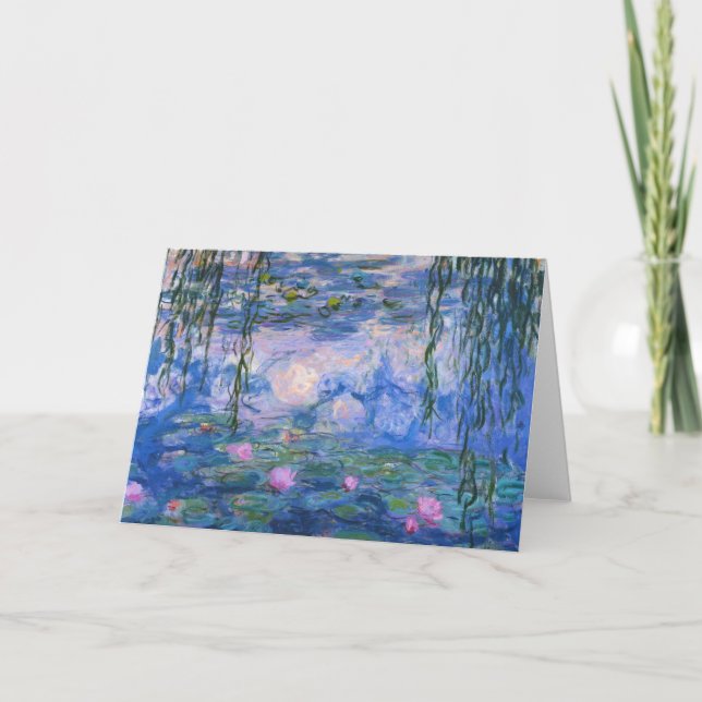 Claude Monet - Water Lilies, 1916 Karte (Vorderseite)