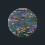 Claude Monet Water Lilies 1916 Kunst Button<br><div class="desc">Claude Monet Water Lilies 1916 Schaltfläche "Fine Art"</div>