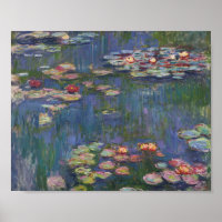 Claude Monet Water Lilies 1916 Kunst