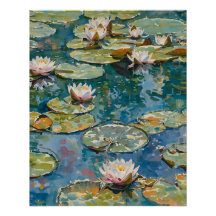 Claude Monet Water Lilies 1916 Kunst