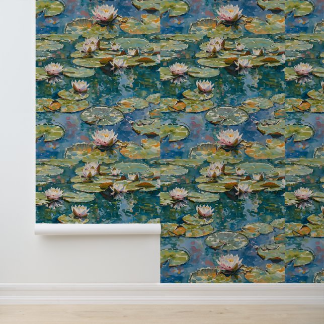 Claude Monet Water Lilies 1916 Kunst Tapete (Anwendung)