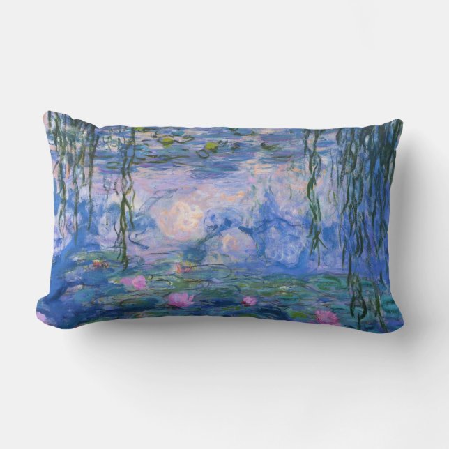 Claude Monet - Water Lilies, 1916 Lendenkissen (Vorderseite)