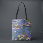 Claude Monet Water Lilies, 1916 Tasche<br><div class="desc">Water Lilies ist ein wunderschönes Blume-Gemälde im Impressionismus,  das 1916 von Claude Monet,  einem französischen Impressionisten entworfen wurde und eines von hunderten seiner Gemälde aus dem Seerosenteich seiner Zuhause in Giverny,  Frankreich,  zeigt.</div>