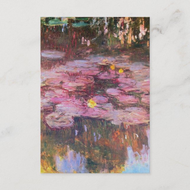 Claude Monet - Water Lilies 1917 Begleitkarte (Vorderseite)