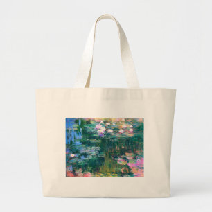 Claude Monet Water Lilies 1917 Jumbo Stoffbeutel