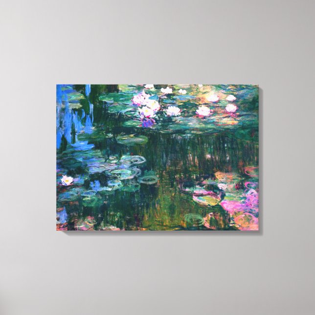 Claude Monet - Water Lilies (1917) Leinwanddruck (Vorderseite)