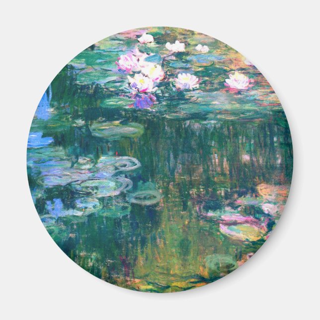 Claude Monet Water Lilies 1917 Magnet (Vorne)