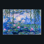 Claude Monet - Water Lilies, 1919, Acryl Wandkunst<br><div class="desc">Claude Monet,  berühmtes Gemälde,  Water Lilies,  1919</div>