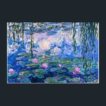 Claude Monet - Water Lilies, 1919, Acryl Wandkunst<br><div class="desc">Claude Monet,  berühmtes Gemälde,  Water Lilies,  1919</div>