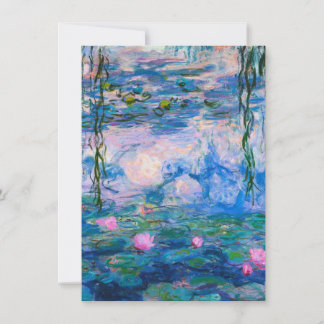 Claude Monet - Water Lilies 1919 Dankeskarte