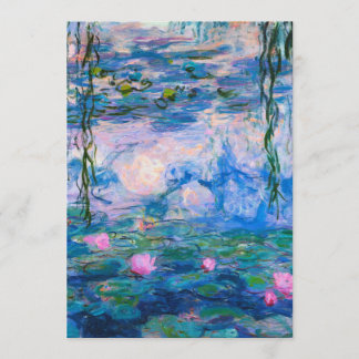 Claude Monet - Water Lilies 1919 Einladung