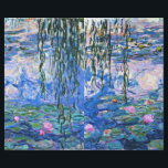 Claude Monet - Water Lilies, 1919, Geschenkpapier<br><div class="desc">Famous painting by Claude Monet, Water Lilies, 1919.</div>