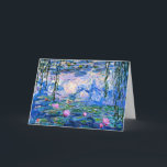 Claude Monet - Water Lilies, 1919, Karte<br><div class="desc">Berühmtes Gemälde von Water Lilies,  1919. von Claude Monet.</div>