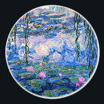 Claude Monet - Water Lilies, 1919, Keramikknauf<br><div class="desc">Claude Monet,  berühmtes Gemälde,  Water Lilies,  1919</div>