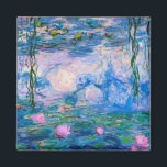 Claude Monet - Water Lilies 1919 Magnet<br><div class="desc">Claude Monet - Water Lilies 1919. Berühmte Kunstmalerei.</div>