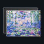 Claude Monet - Water Lilies 1919 Magnetkarte<br><div class="desc">Water Lilies / Nympheas (W.1852) - Claude Monet,  Oil on Leinwand,  1916-1919</div>