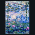 Claude Monet - Water Lilies, 1919 Notizblock<br><div class="desc">Claude Monets berühmtes Bild von Water Lilies,  1919.</div>