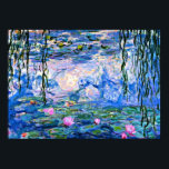 Claude Monet - Water Lilies, 1919 Poster<br><div class="desc">Monetmalerei von Water Lilies, 1919, Poster.</div>