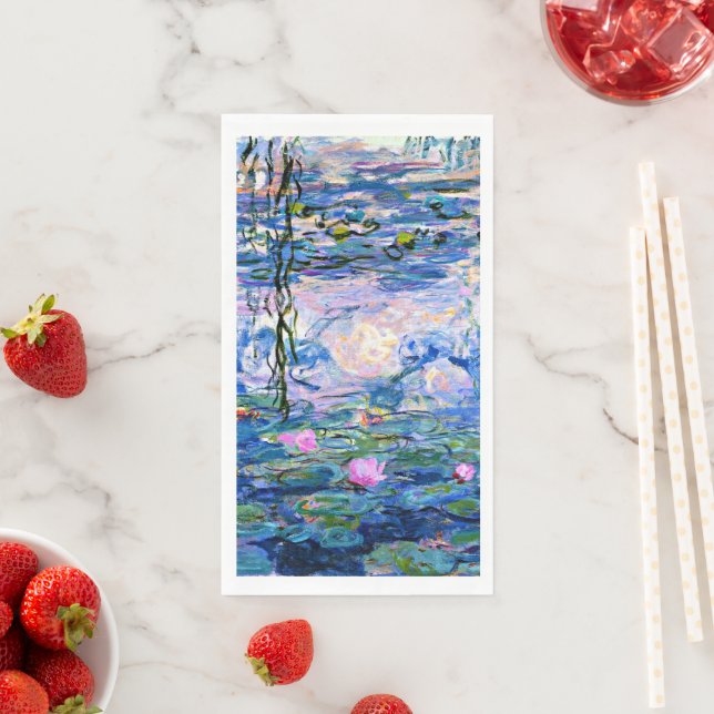 Claude Monet - Water Lilies, 1919, Serviette (Beispiel)