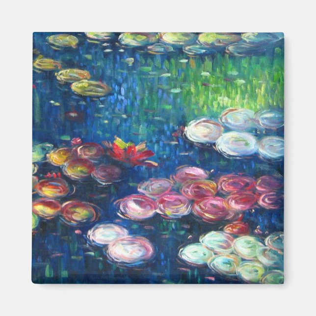 Claude Monet: Water Lilies 3 Magnet (Vorne)