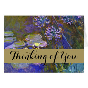 Claude Monet Water Lilies Agapanthus