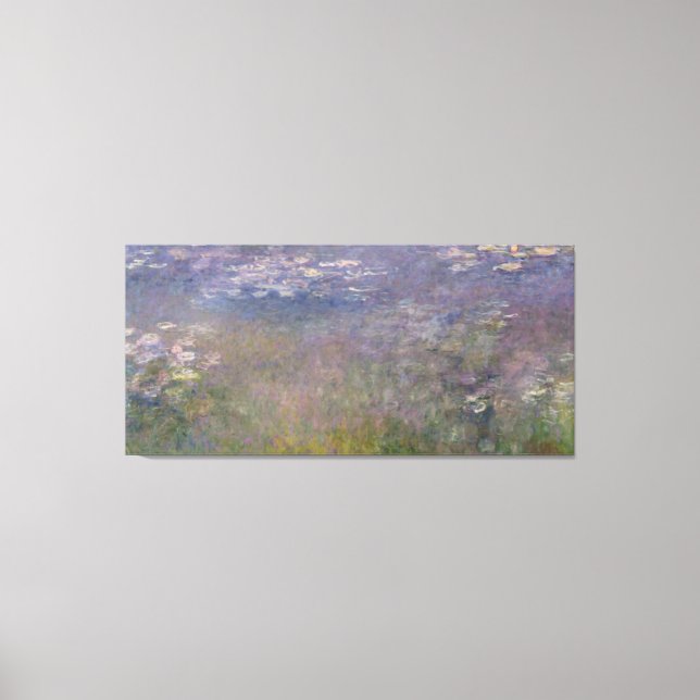 Claude Monet | Water Lilies Agapanthus Leinwanddruck (Vorderseite)