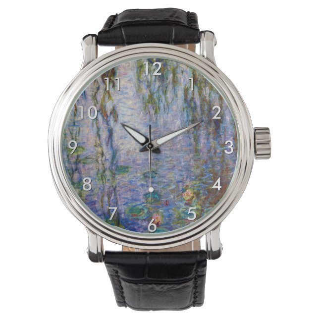 Claude Monet - Water Lilies Armbanduhr (Vorderseite)