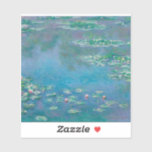 Claude Monet - Water Lilies Aufkleber<br><div class="desc">Claude Monet - Water Lilies 1906</div>