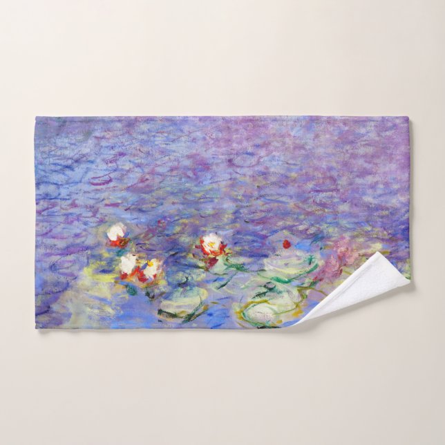 Claude Monet - Water Lilies Badhandtuch Set (Handtuch)