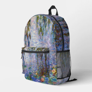 Claude Monet - Water Lilies Bedruckter Rucksack