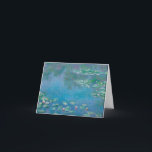 Claude Monet - Water Lilies Dankeskarte<br><div class="desc">Claude Monet - Water Lilies 1906</div>