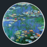 Claude Monet Water Lilies Fine Art Keramikknauf<br><div class="desc">Water Lilies ist ein wunderschönes Blume-Gemälde im Impressionismus,  das 1916 von Claude Monet,  einem französischen Impressionisten entworfen wurde und eines von hunderten seiner Seerosenteich-Gemälde von seiner Zuhause in Giverny (Frankreich) zeigt</div>