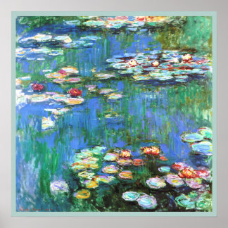 Claude Monet Water Lilies Fine Art Poster