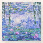 Claude Monet Water Lilies Französische Impressioni Glasuntersetzer<br><div class="desc">Claude Monet Water Lilies ist ein französischer Impressionist Art Water Lilies (oder Nympheas),  eine Serie von ca. 250 Ölgemälden des französischen Impressionisten Claude Monet. Die Bilder zeigen Monets Blumengarten in Giverny.</div>