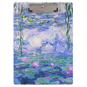 Claude Monet Water Lilies Französische Impressioni Klemmbrett