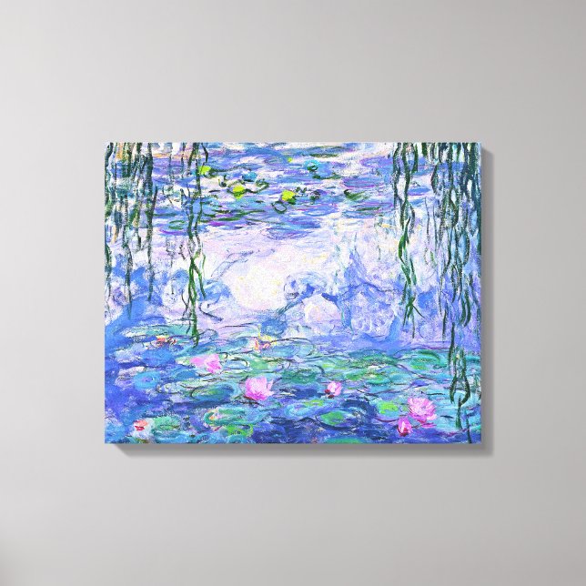 Claude Monet Water Lilies Französische Impressioni Leinwanddruck (Vorderseite)