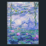 Claude Monet Water Lilies Französische Impressioni Notizblock<br><div class="desc">Claude Monet Water Lilies ist ein französischer Impressionist Art Water Lilies (oder Nympheas),  eine Serie von ca. 250 Ölgemälden des französischen Impressionisten Claude Monet. Die Bilder zeigen Monets Blumengarten in Giverny.</div>