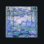 Claude Monet Water Lilies Französische Impressioni Notizbuch<br><div class="desc">Claude Monet Water Lilies ist ein französischer Impressionist Art Water Lilies (oder Nympheas),  eine Serie von ca. 250 Ölgemälden des französischen Impressionisten Claude Monet. Die Bilder zeigen Monets Blumengarten in Giverny.</div>