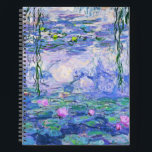 Claude Monet Water Lilies Französische Impressioni Notizbuch<br><div class="desc">Claude Monet Water Lilies ist ein französischer Impressionist Art Water Lilies (oder Nympheas),  eine Serie von ca. 250 Ölgemälden des französischen Impressionisten Claude Monet. Die Bilder zeigen Monets Blumengarten in Giverny.</div>