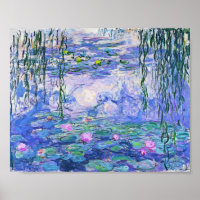 Claude Monet Water Lilies French Impressionist Art