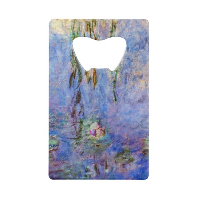 Claude Monet - Water Lilies Geldbeutel Flaschenöffner (Vorderseite)