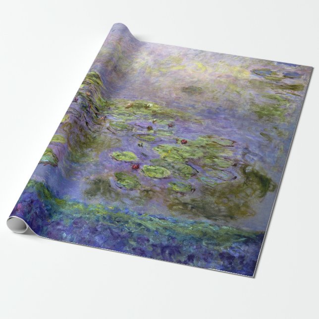 Claude Monet Water Lilies Geschenkpapier (Ungerollt)