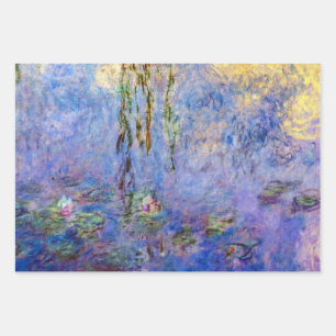 Claude Monet - Water Lilies Geschenkpapier Set