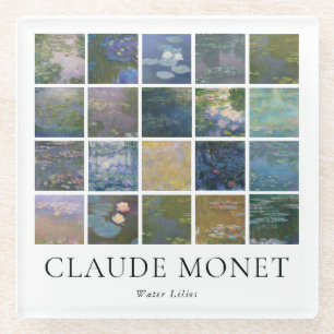 Claude Monet Water Lilies Glasuntersetzer