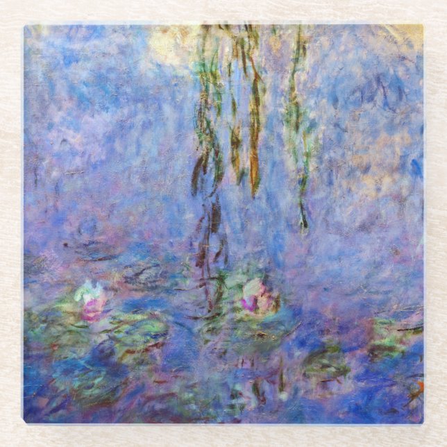 Claude Monet - Water Lilies Glasuntersetzer (Vorderseite)